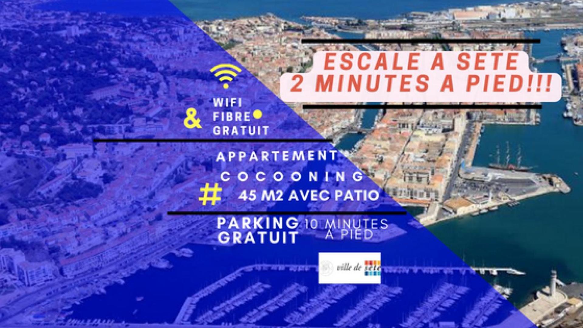 Splendide T2 Neuf Coocoonig Avec Petit Patio Apartamento Sète Exterior foto